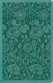 ESV Premium Gift Bible-Teal Floral Design TruTone | SHOPtheWORD
