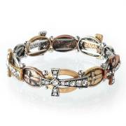 Bracelet-Eden Merry-Crosses-Mixed Metal | SHOPtheWORD