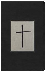 NKJV Ultrathin Reference Bible-Black/Gray Deluxe LeatherTouch Indexed | SHOPtheWORD