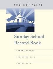 Complete Sunday School Record Book by Press Abingdon | SHOPtheWORD