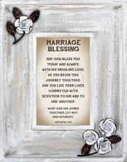 Framed Art-Marriage Blessing/Lovelea Down Home (7" x 9") | SHOPtheWORD