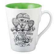 Mug-Set Your Minds w/Green Interior & Gift Box | SHOPtheWORD