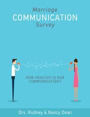 Marriage Communication Survey by Churchgrowth | SHOPtheWORD