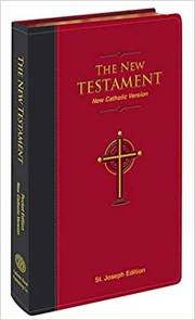 New Catholic Version St. Joseph Edition Pocket Size New Testament-Burgundy Dura-Lux Imitation Leather | SHOPtheWORD
