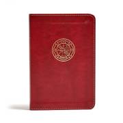 CSB Heroes Bible (Firefighter) Burgundy LeatherTouch | SHOPtheWORD