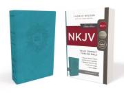 NKJV Thinline Bible/Compact (Comfort Print)-Turquoise Leathersoft | SHOPtheWORD