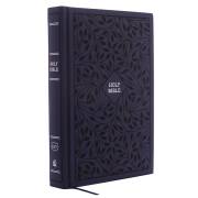KJV Giant Print Reference Bible (Comfort Print)-Navy Cloth Over Board | SHOPtheWORD