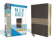 NIV Thinline Bible/Compact (Comfort Print)-Chocolate/Tan Leathersoft | SHOPtheWORD