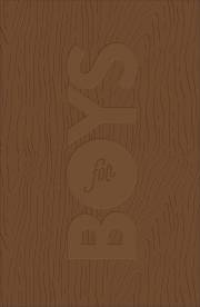 CSB Study Bible For Boys-Brown-Wood Design LeatherTouch | SHOPtheWORD