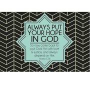 Cards-Pass It On-Hope In God (3" x 2") (Pack Of 25) | SHOPtheWORD