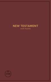 CSB Pocket New Testament With Psalms-Burgundy Softcover | SHOPtheWORD