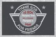 Poster-Small-Thank God For Friends (13.5 x 9) | SHOPtheWORD