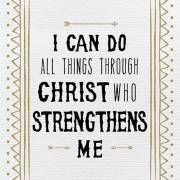 Plaque-Tabletop-I Can Do All Things (4" x 4") | SHOPtheWORD