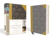 NIV Journal The Word Reference Bible-Gold/Gray Leathersoft | SHOPtheWORD