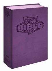 NIrV Adventures In Odyssey Bible-Purple Italian Leatherette | SHOPtheWORD