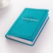 KJV Gift Edition Bible-Turquoise LuxLeather | SHOPtheWORD
