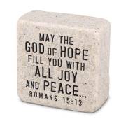 Plaque-Scripture Stone-Peace (#40701) | SHOPtheWORD