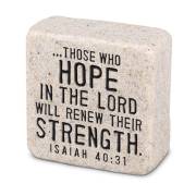 Plaque-Scripture Stone-Hope (#40705) | SHOPtheWORD