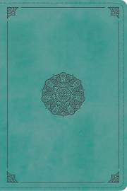ESV Study Bible/Personal Size-Turquoise Emblem Design TruTone | SHOPtheWORD