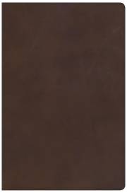 KJV Super Giant Print Reference Bible-Brown Genuine Leather | SHOPtheWORD