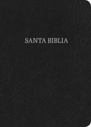Span-RVR 1960 Large Print Compact Bible (Biblia Compacta Letra Grande)-Black Bonded Leather Indexed | SHOPtheWORD