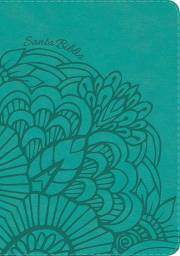 Span-RVR 1960 Super Giant Print Reference Bible (Biblia Letra Super Gigante con Referencias)-Teal LeatherTouch | SHOPtheWORD