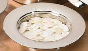 Communion Tray-Stacking Bread Plate-Silver | SHOPtheWORD