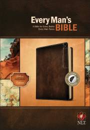 NLT Every Man's Bible: Deluxe Explorer Edition-Rustic Brown LeatherLike Indexed | SHOPtheWORD