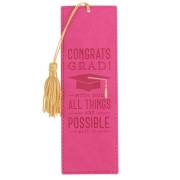 Bookmark-Pagemarker-Congrats Grad! w/Tassel-Pink | SHOPtheWORD
