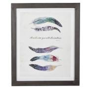 Wall Plaque-His Feathers | SHOPtheWORD