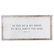 Wall Plaque-Me and My House | SHOPtheWORD