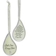 Ornament-God Sees Every Tear Keepsake Teardrop w/Card (1 3/4 x 3) | SHOPtheWORD