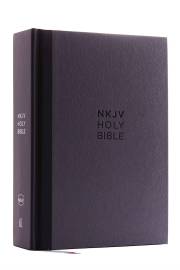 NKJV Compact Single-Column Reference Bible (Comfort Print)-Charcoal Hardcover | SHOPtheWORD
