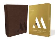 NKJV Ancient-Modern Bible (Comfort Print)-Brown Leathersoft | SHOPtheWORD