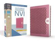 Span-NIV Compact Thinline Bible (Comfort Print)-Pink Leathersoft w/Zipper | SHOPtheWORD