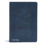 CSB (in)Courage Devotional Bible-Navy Genuine Leather | SHOPtheWORD