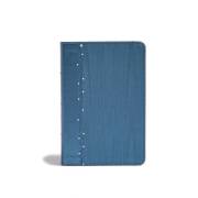 CSB On-The-Go Bible-Slate Blue LeatherTouch | SHOPtheWORD