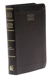 KJV Vest Pocket New Testament W/Psalms-Black Imitation Leather | SHOPtheWORD