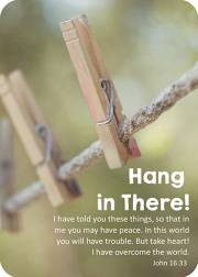 Verse Card-Hang In There! (2.5"x3.5") | SHOPtheWORD