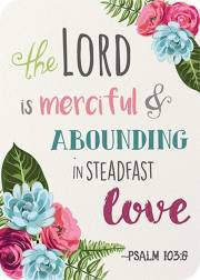 Verse Card-The Lord Is Merciful (2.5"x3.5") | SHOPtheWORD