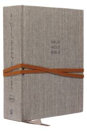 NKJV Journal The Word Reference Bible (Comfort Print)-Gray Cloth Over Board | SHOPtheWORD