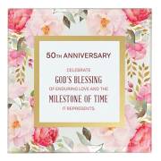 Framed Art-Tabletop-50th Anniversary (7" x 7") | SHOPtheWORD