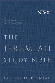 NIV Jeremiah Study Bible-Navy Cloth Over Board | SHOPtheWORD