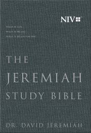 NIV Jeremiah Study Bible-Charcoal Gray Cloth Over Board | SHOPtheWORD
