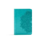 KJV Large Print Compact Reference Bible-Teal LeatherTouch | SHOPtheWORD