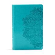 KJV Large Print Personal Size Reference Bible-Teal LeatherTouch Indexed | SHOPtheWORD