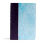 NKJV Daily Devotional Bible For Women-Purple/Blue LeatherTouch | SHOPtheWORD