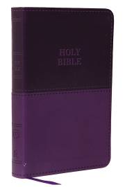 KJV Value Thinline Bible/Compact (Comfort Print)-Purple Leathersoft | SHOPtheWORD