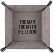 Leather Snap Tray-The Legend (7.75" Square) | SHOPtheWORD