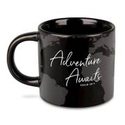 Ceramic Mug-Adventure Awaits-Black (#18133) | SHOPtheWORD